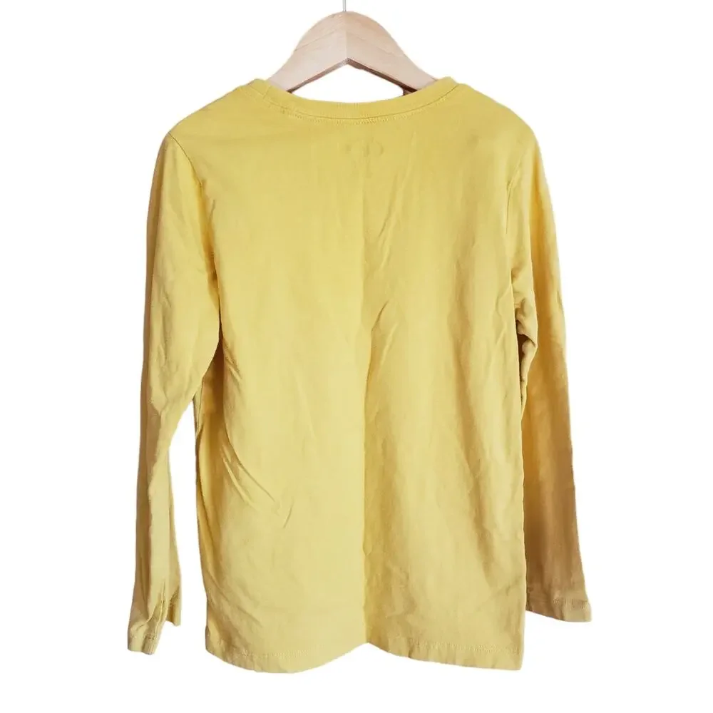 OshKosh Boy's Long Sleeve Basketball Shirt Yellow Size 7